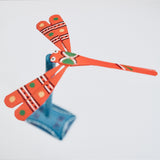 Lot 30 Self BALANCING Bamboo Dragonfly Vietnam - Bamboo Dragonfly Toy 12cm