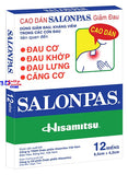 3 Boxes x 12 Patches Hisamitsu Pain Relieving Salonpas Patch