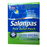 12 Packs x 05 patches SALONPAS HISAMITSU Strechable Patches, Aches PAIN RELIEF